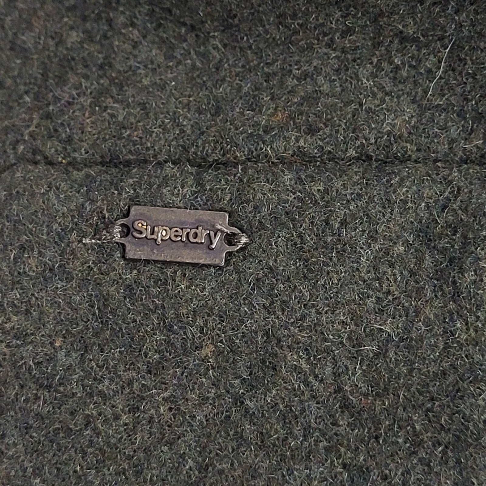Superdry Vintage Y2k Green Collared Button Front Coat Women's UK L