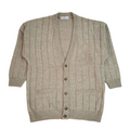 Marks & Spencer Vintage 90's Beige Cardigan UK Men's Size Medium