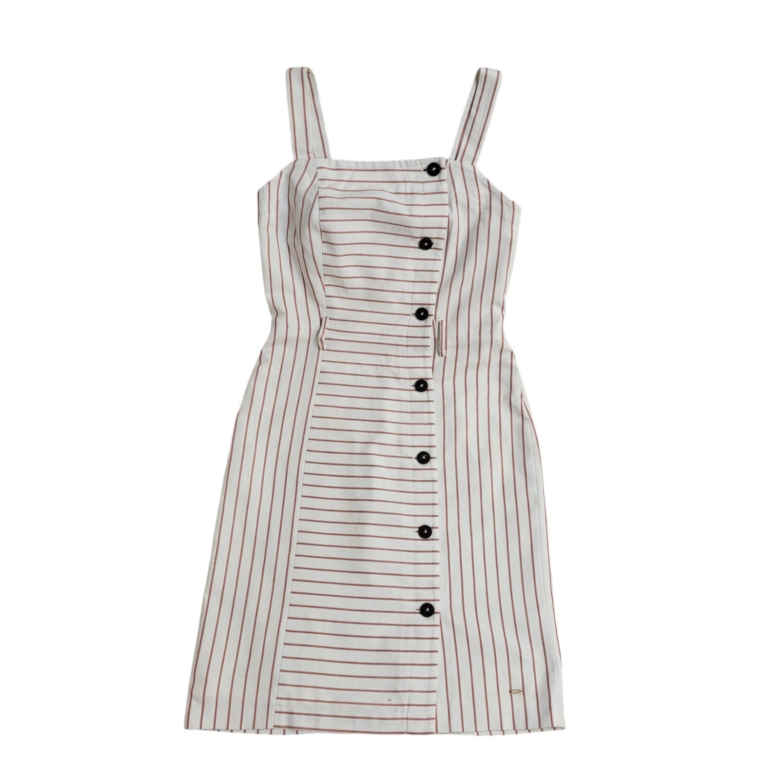 Tommy Hilfiger Y2K Red & White Striped Button Dress UK BNWT Women's Size 6