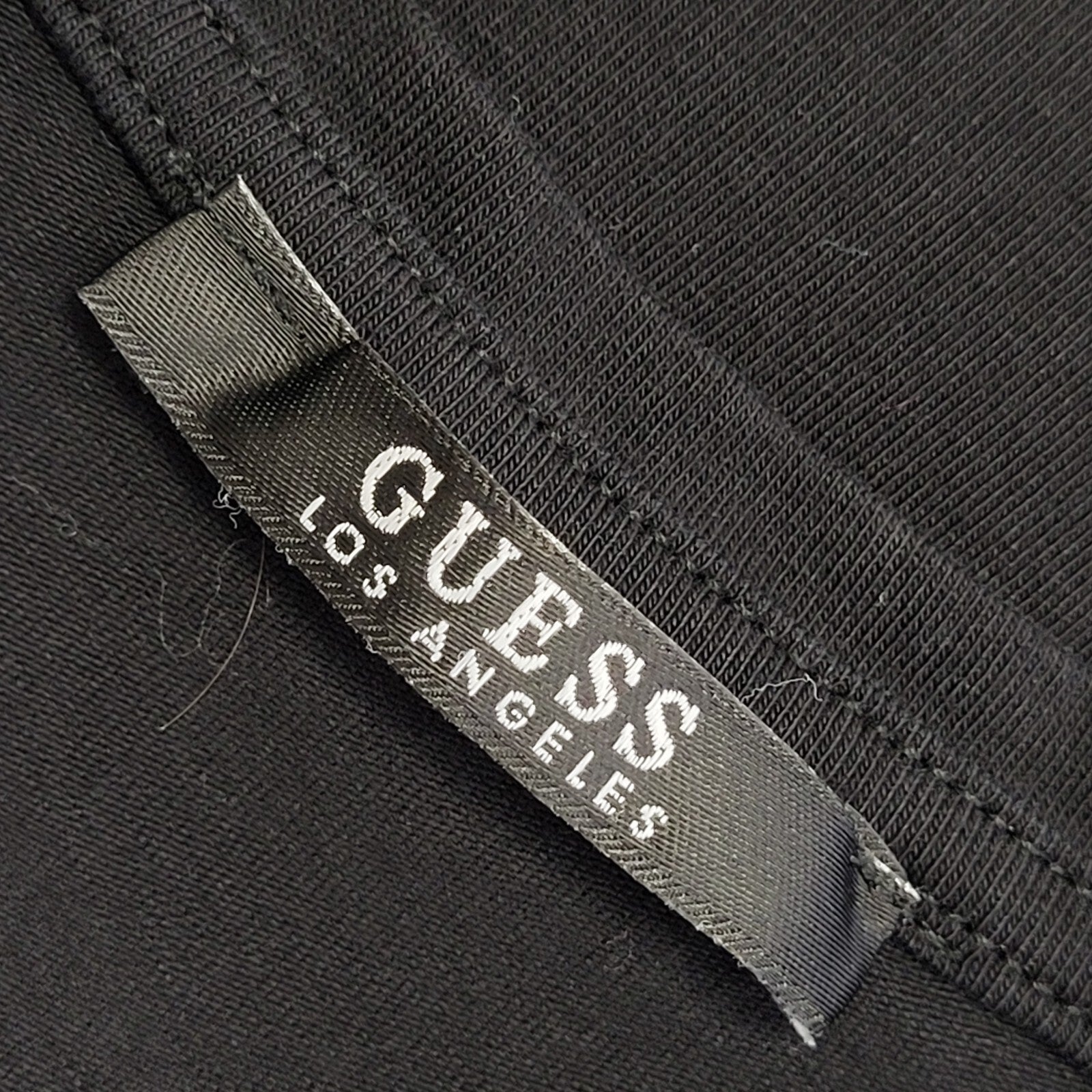 Guess Vintage Y2K  Black Short Sleeve Round Neck T-Shirt Womens UK Size 12
