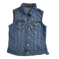 New Us Vintage 90s Blue Button Denim Gilet UK Women's Size 10