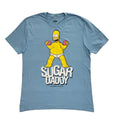 Universal Studios Vintage Y2K Blue Homer Simpson BNWT T-Shirt Mens Size XL