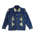 Raw Blue 90s Button Vintage Denim Jacket Uk Men's Size Medium