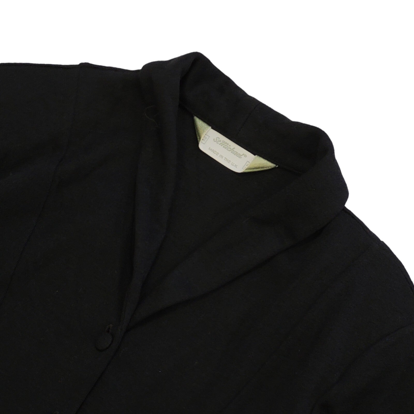 90s Vintage St Michael Black Daywear Dress Women's Size 12
