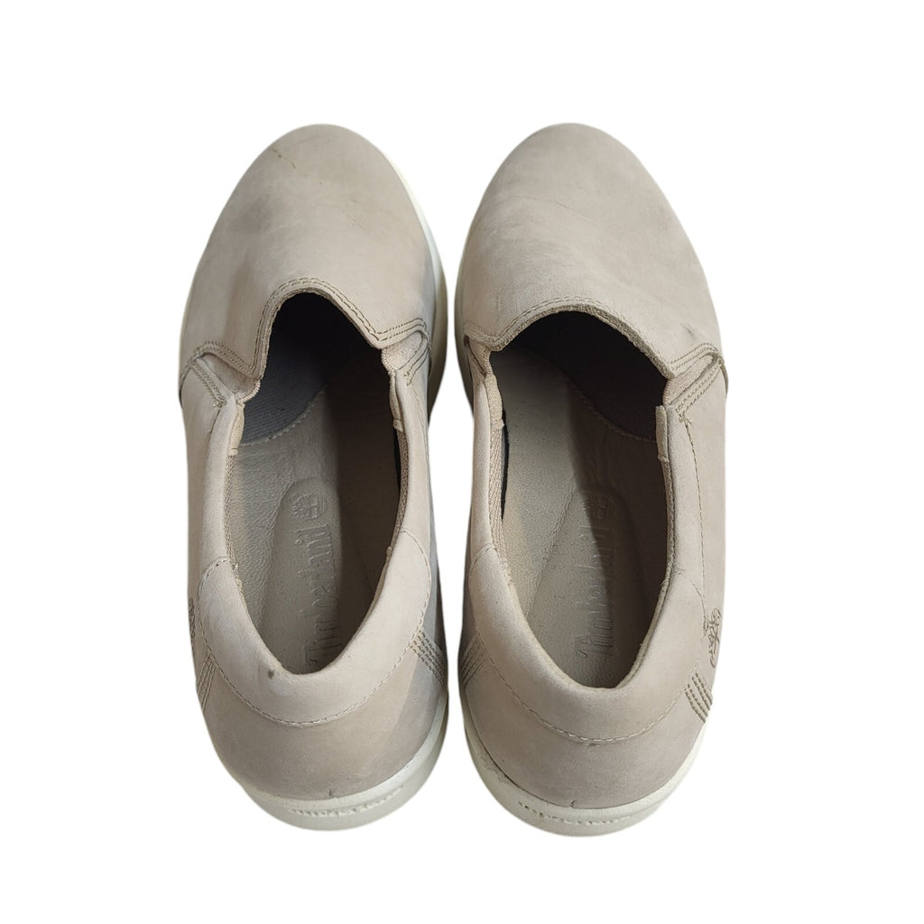 Timberland Beige Slip-Up Leather Shoes Uk Women's Size 4