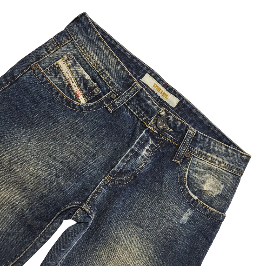 Diesel Vintage Y2K  Blue Straight Denim Jeans Uk Women's Size 10 W28 L33
