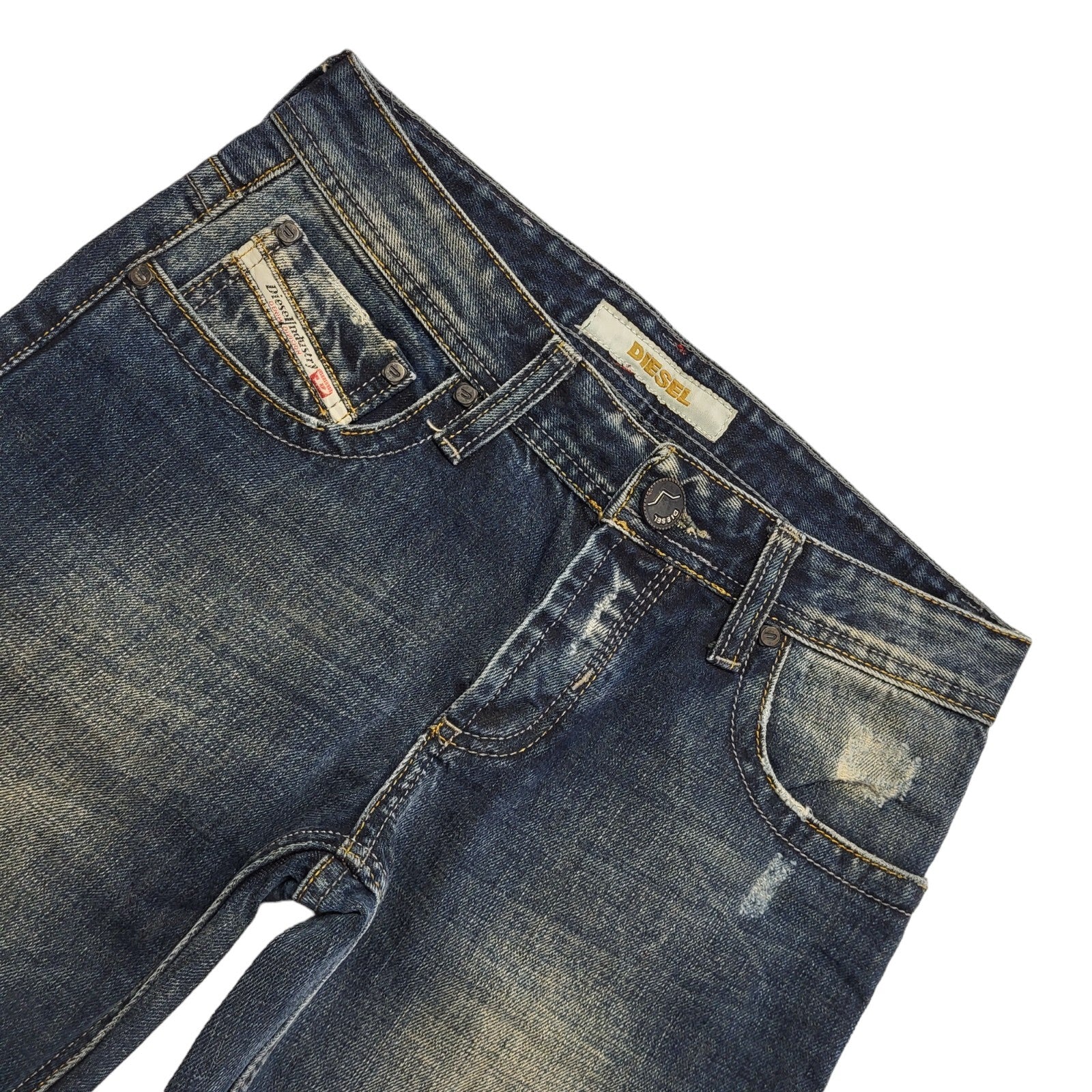 Diesel Vintage Y2K  Blue Straight Denim Jeans Uk Women's Size 10 W28 L33