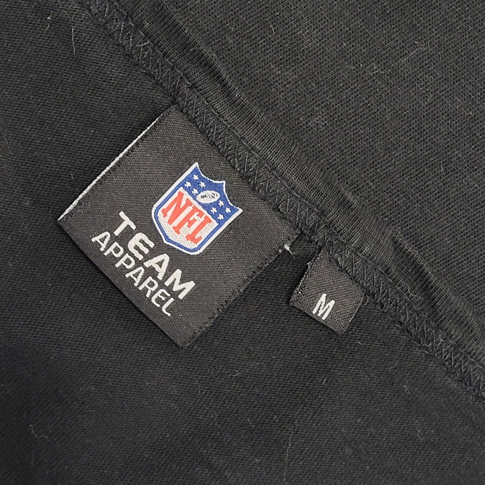 Team Apparel NFL Vintage 90's Black Cotton Sports Vest Top Men's Size M