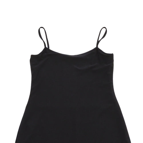 90s Vintage New Look Black Sleeveless Dress Women's Size 8