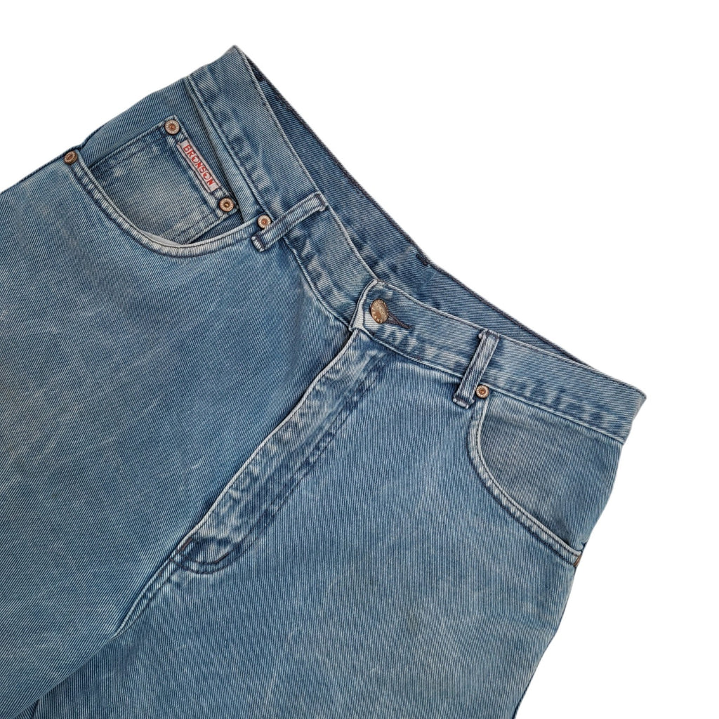 Bronson 90s Vintage Blue Tapered Denim Jeans Men's Size M W32 L32