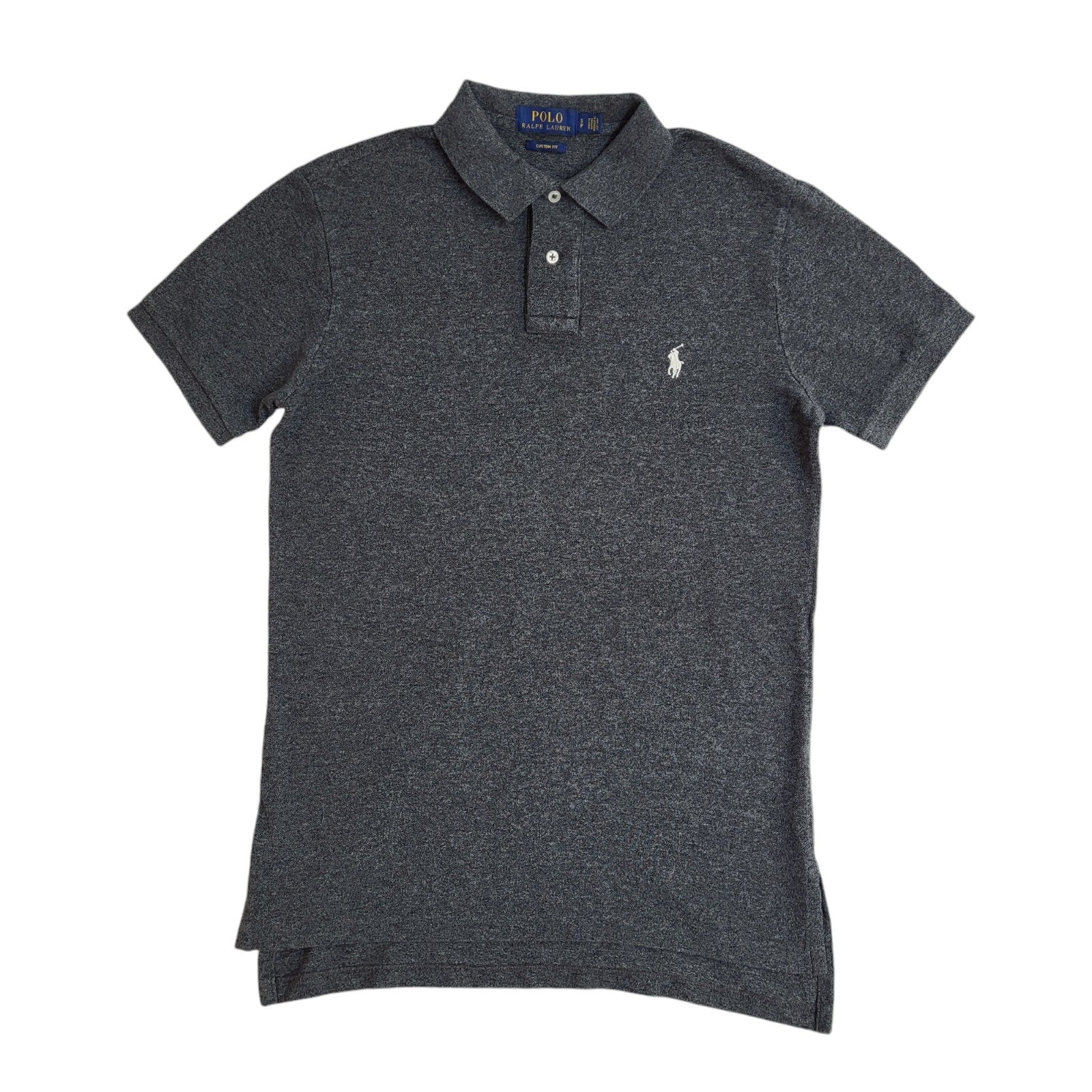Polo Ralph Lauren Y2K Grey Short Sleeve Polo T- Shirt Men's Size S