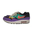 Nike Air Max 1 SE Windbreaker Purple Green Up Sports Trainers Girl's Uk Size 6