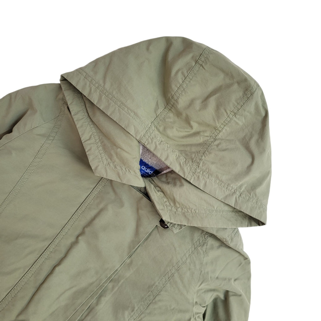 Adidas Green Y2k Sports Hooded Jacket UK Women's Size 8