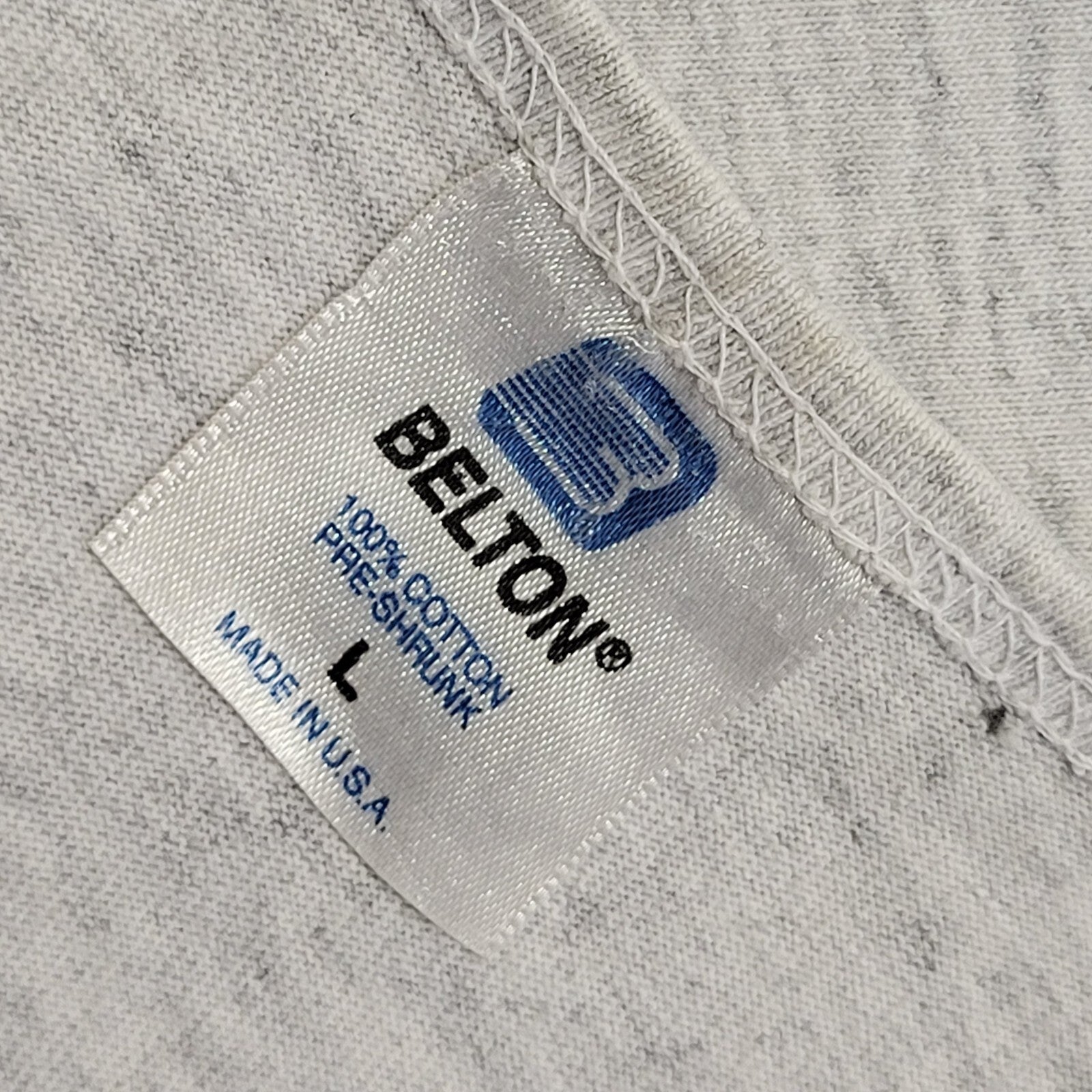 Belton Vintage 90's Grey Cotton Sports Vest Top Men's Size L