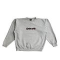Schott Vintage Y2K Grey Sweatshirt Uk Men's Size XL