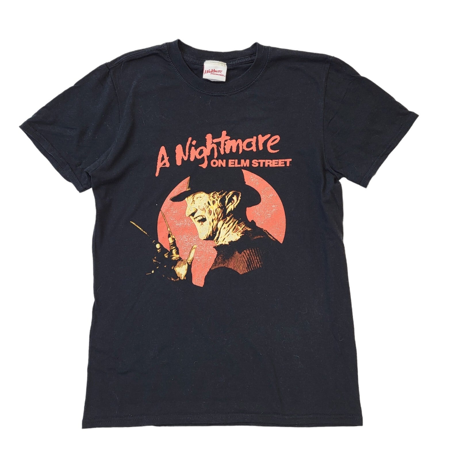 Gildan Nightmare On Elm Street Freddy Kruger Top Women's UK Size Small
