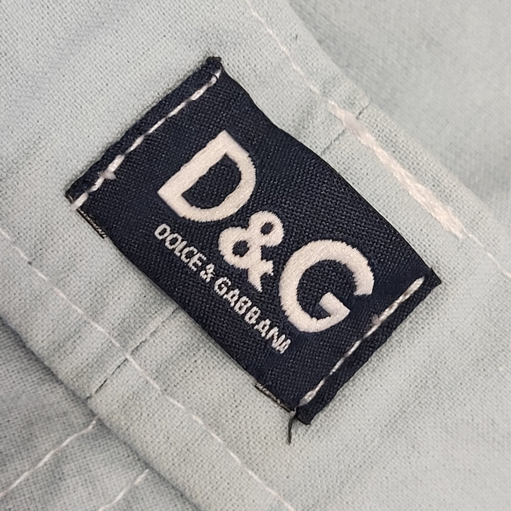 D&G Vintage 90's Light Blue Straight Leg Jeans Uk Women's Size 8 W27 L32
