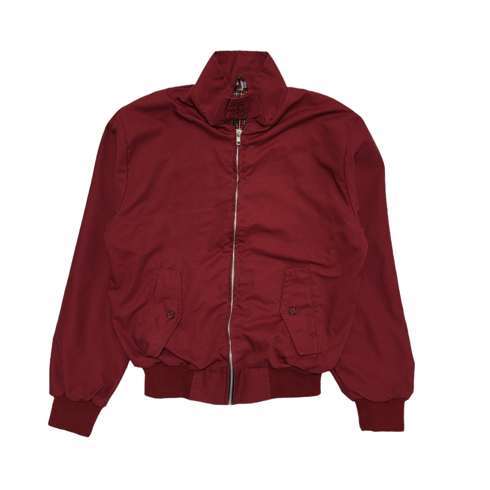 Vintage 90s Red Zipped Bomber  MOD Jacket Men's Size Extra Small