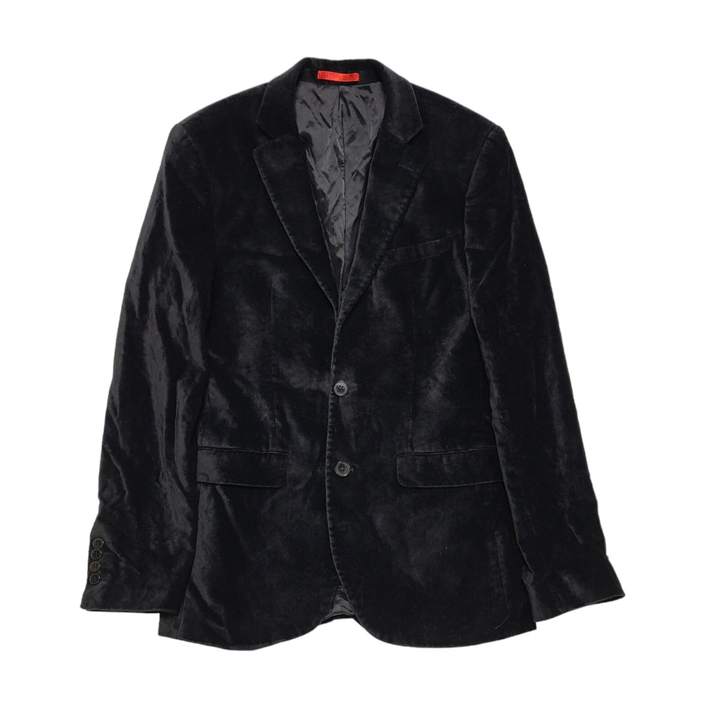 Dobell Black Y2k Blazer Suit Jacket Uk Men's Size Small 38"