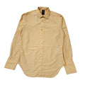 St Michael Vintage 70s Drip Dry Yellow Long Sleeve Shirt Men's Small