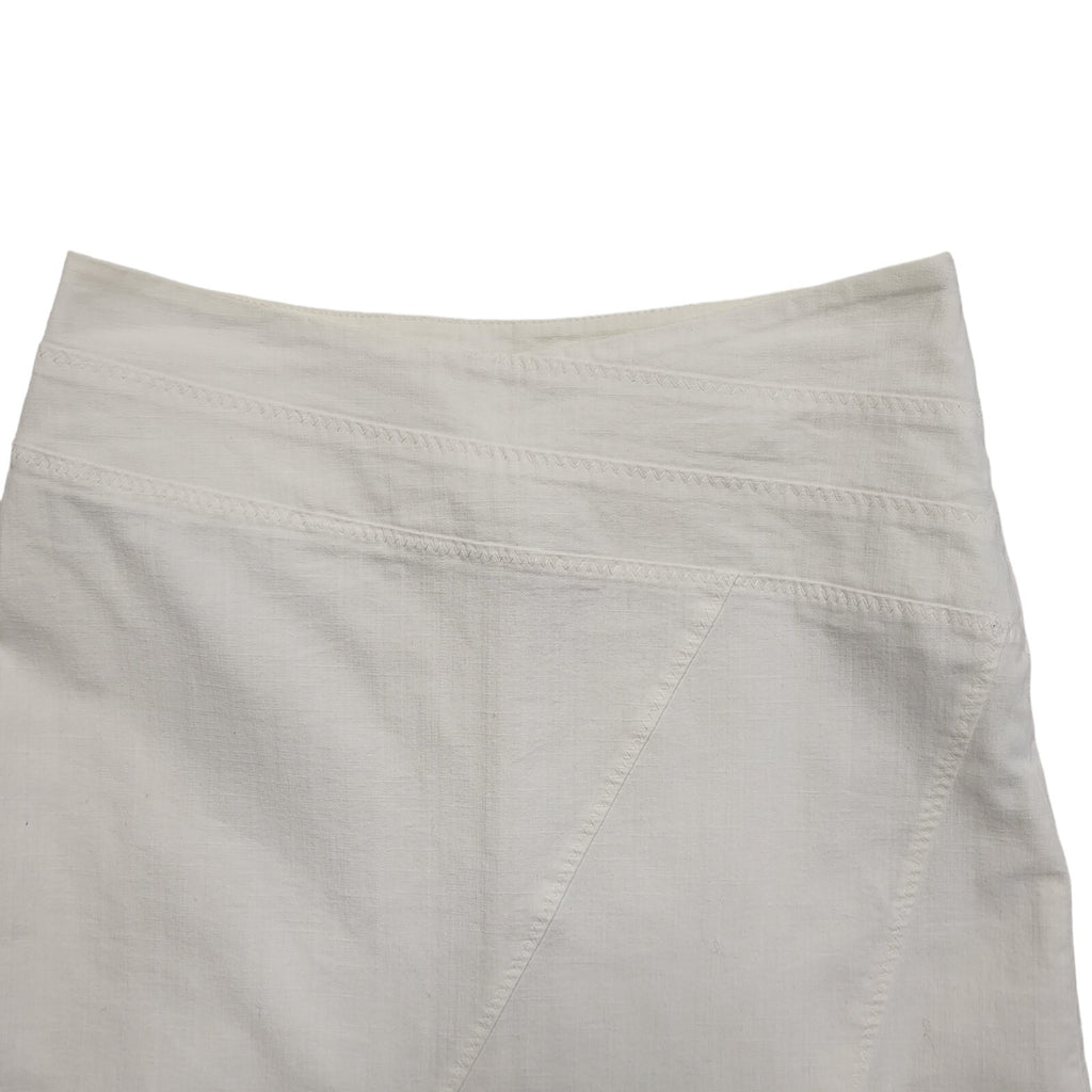Oasis Vintage Y2K White Midi Skirt Womens UK Size 10-12