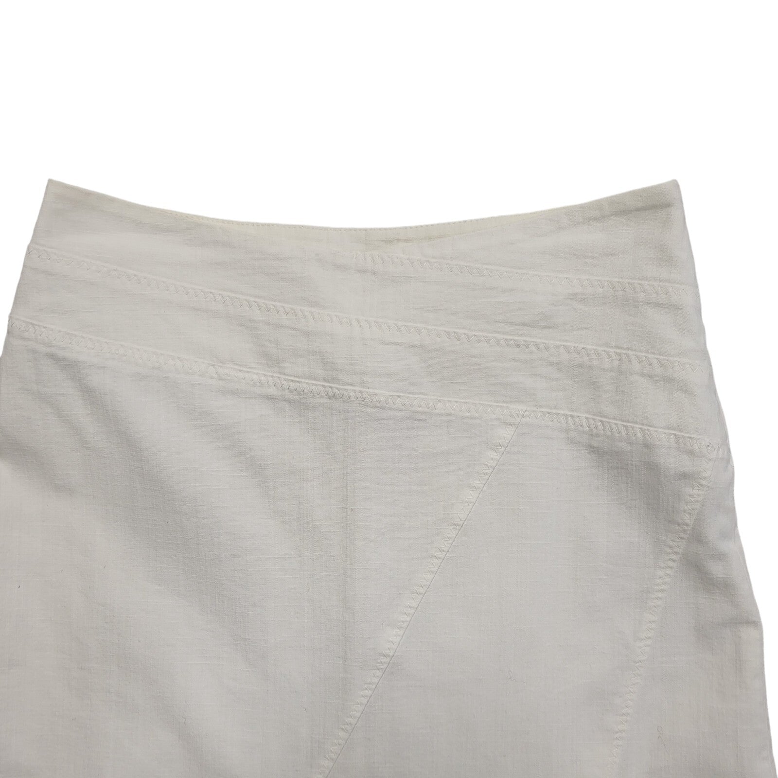 Oasis Vintage Y2K White Midi Skirt Womens UK Size 10-12