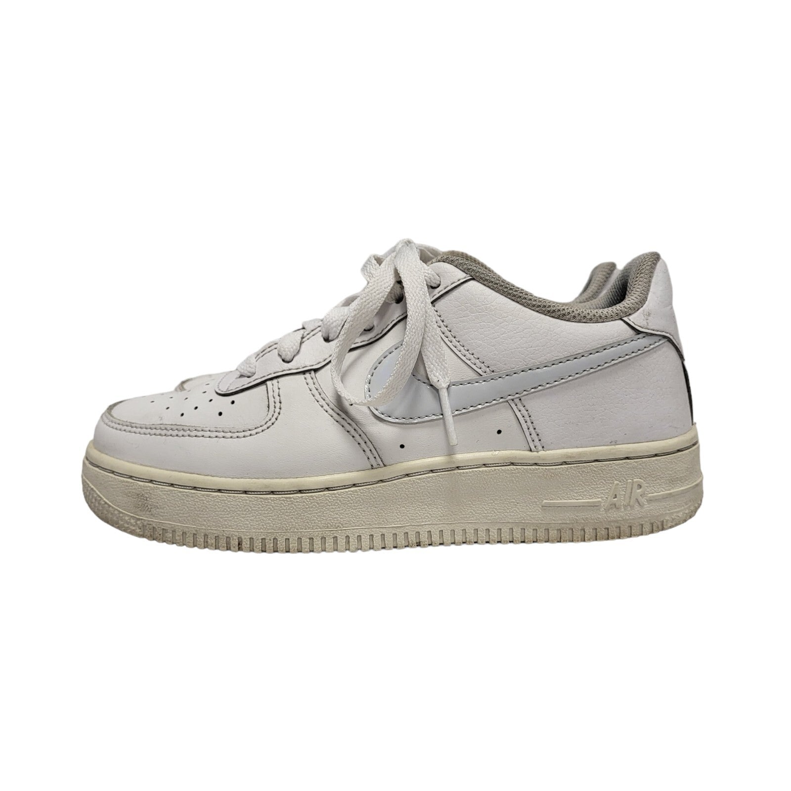 Nike Air Force 1 White Lace-up Trainers Uk Boy's Size 3