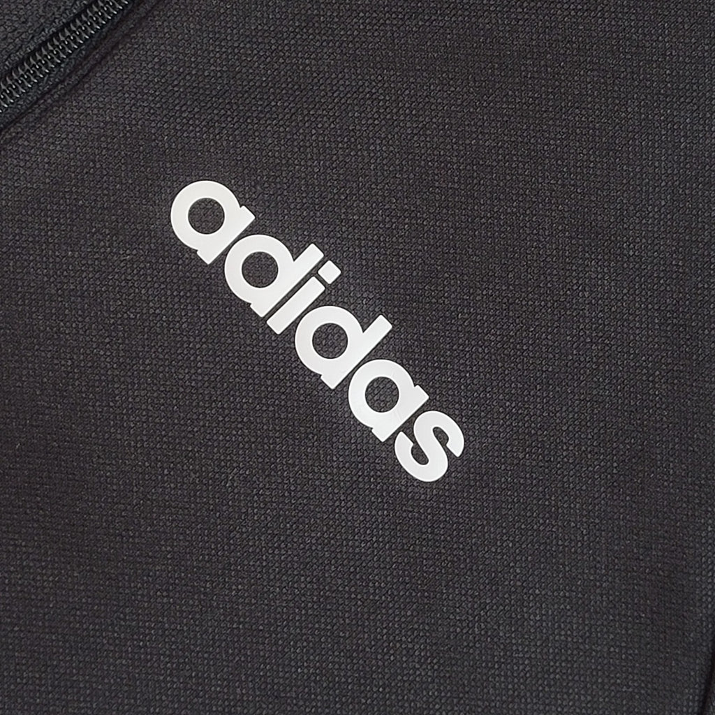 Adidas Black 1/4 Zip Sports Modern Tracksuit Top Jacket UK Men's Size S