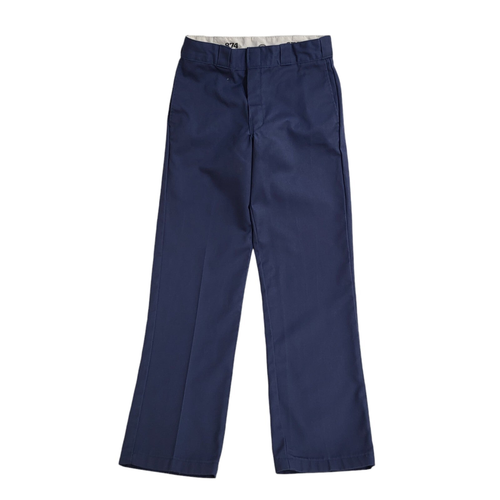 Dickies 874 90s Vintage Navy Blue Straight Work Trousers Uk Men's Size S W30 L31