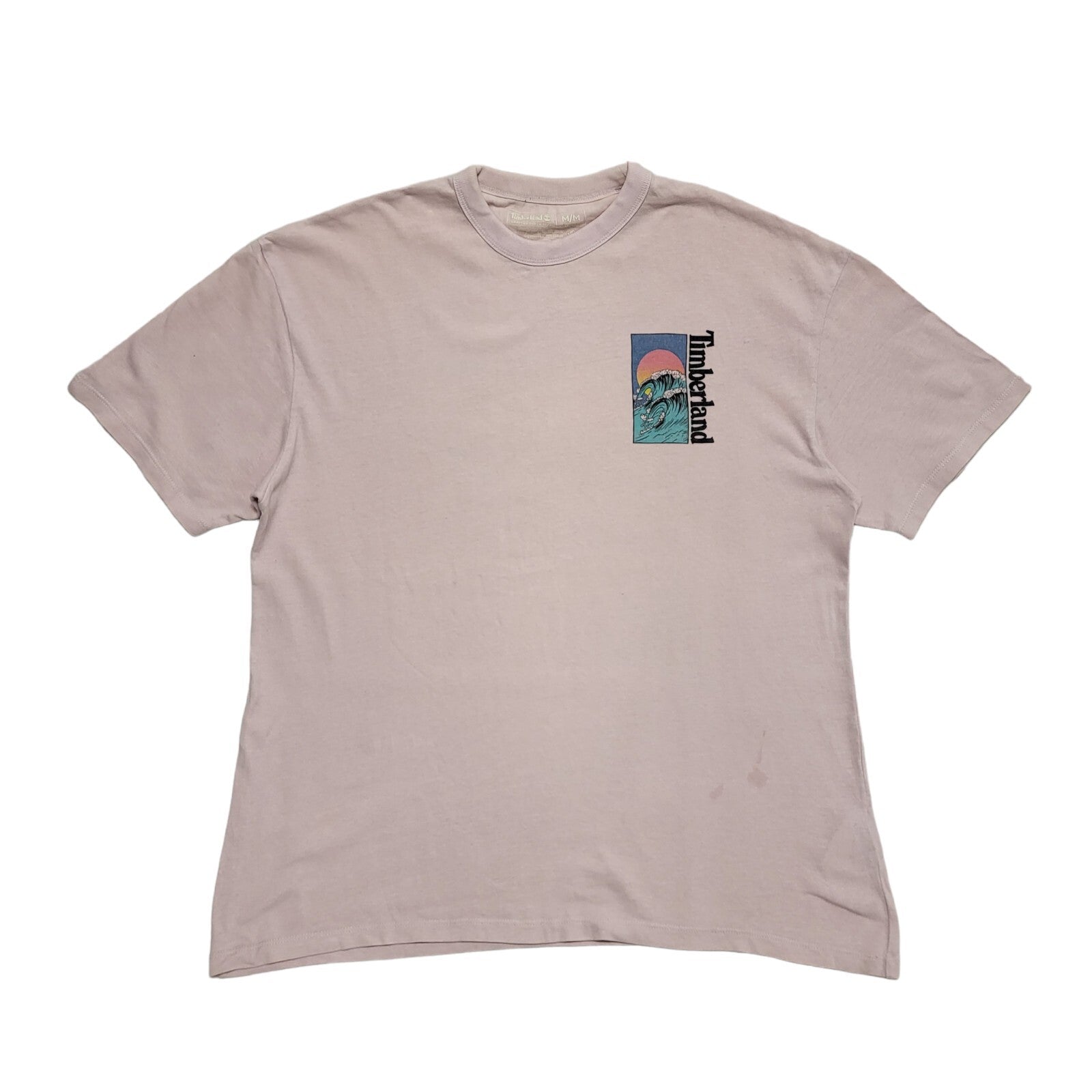 Timberland Vintage 90's Pink Short Sleeve T-Shirt Uk Men's Size Medium