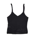 Next Vintage Y2K Black Sparkly Strap Top Womens UK Size 12
