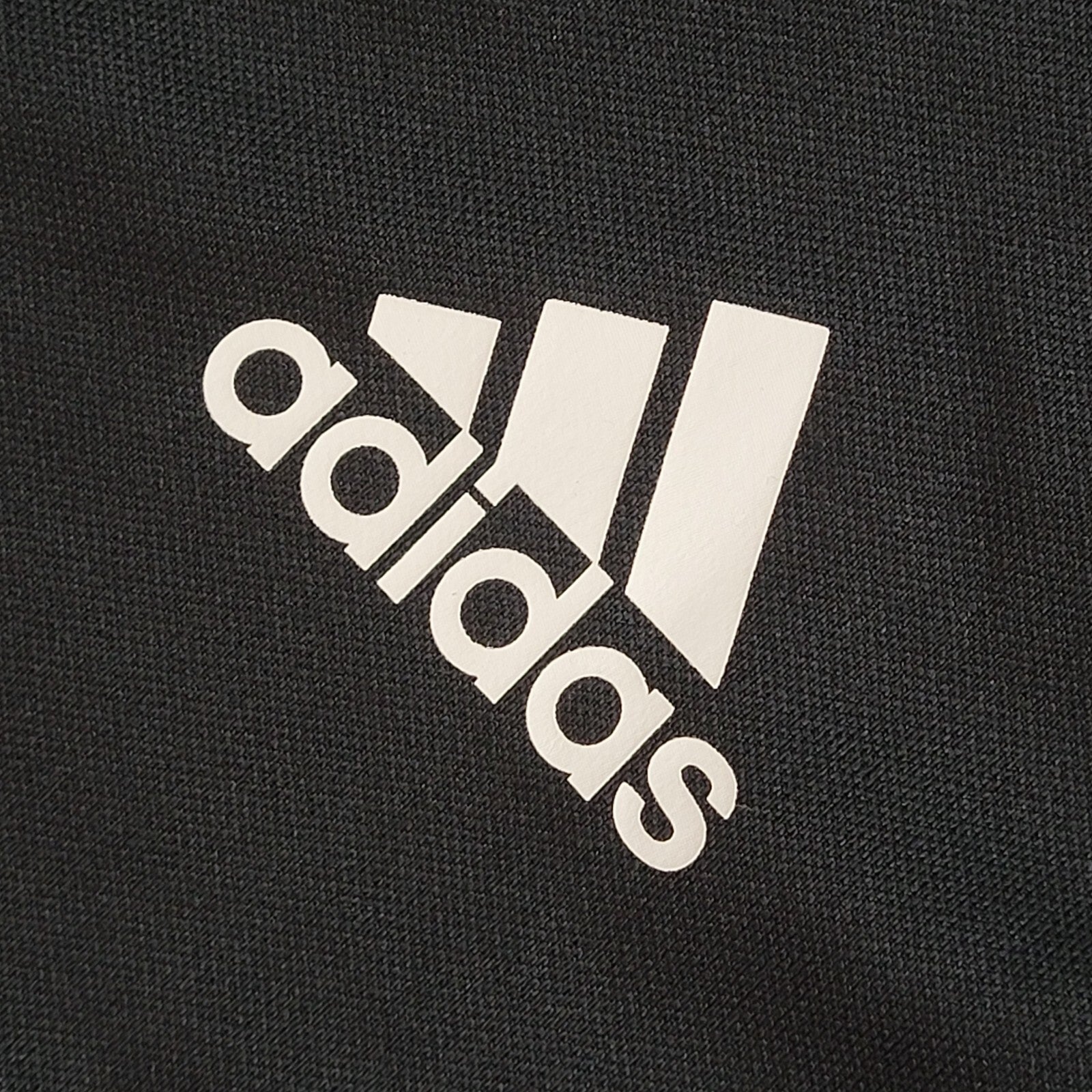 Adidas Black Full Zip Sports Modern Tracksuit Top Jacket UK Men's Size M