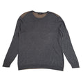 Hugo Boss Jumper Grey & Brown Modern Crew Neck Men's UK Size XL