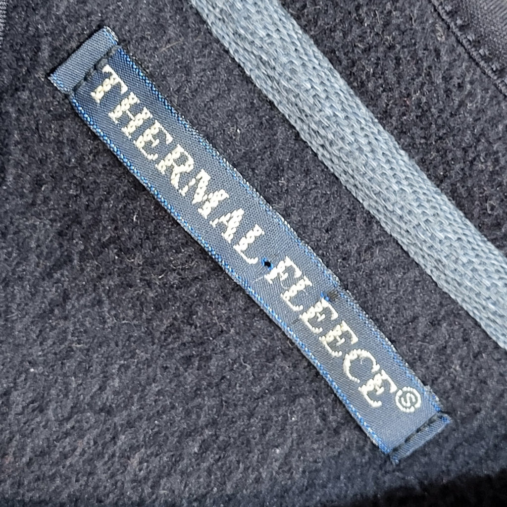 St Barrard Blue Thermal Fleece Vintage Y2K Sweatshirt UK Men's Size S