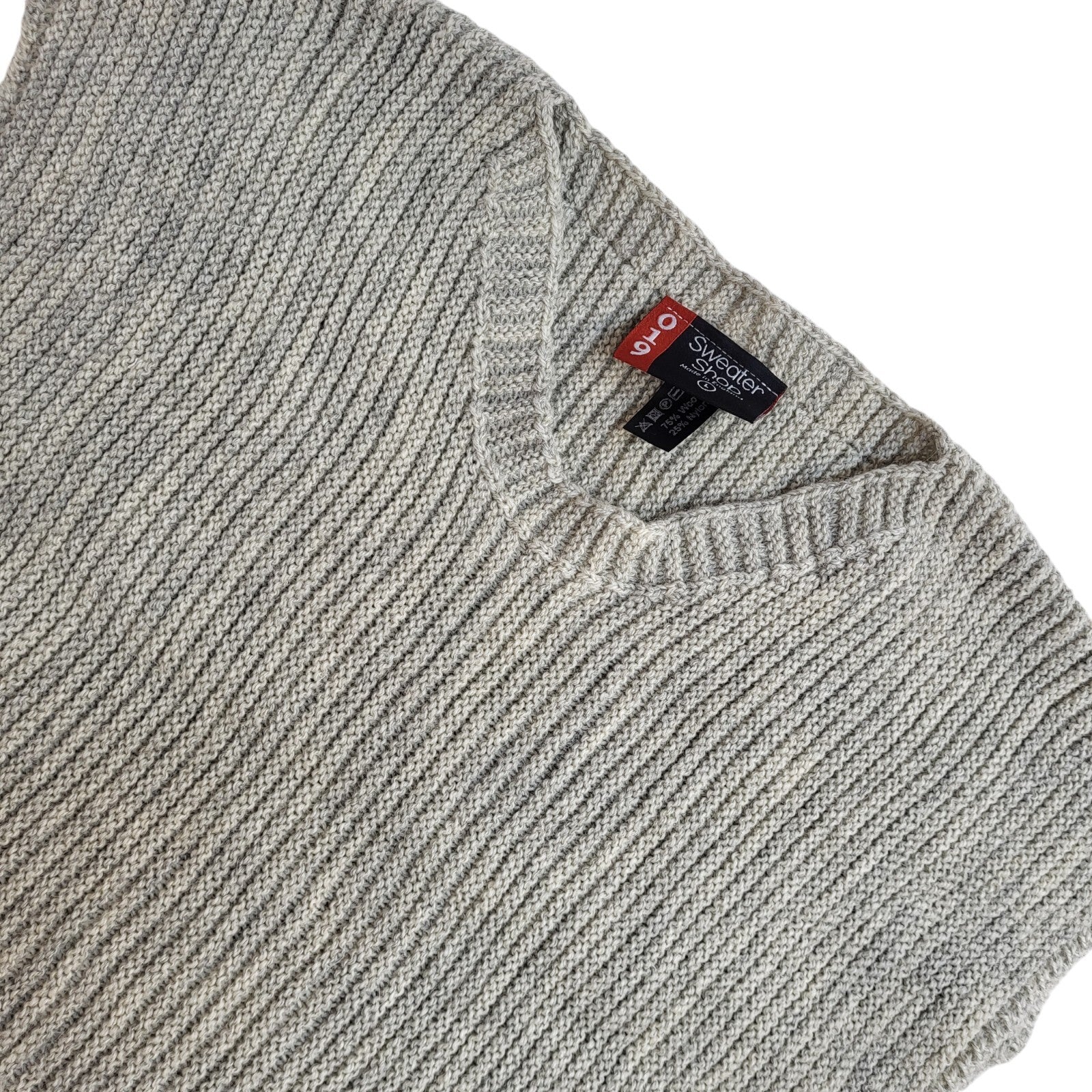 Sweatshop Vintage 90's Grey Sleeveless Jumper UK Women's Size L