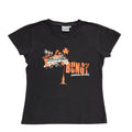 Hackett Cairns Australia Vintage 90's Black Bungy Tourist T-Shirt Womens UK 12