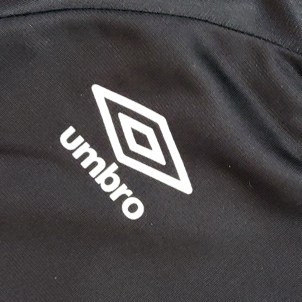 Umbro Black Full Zip Sports Modern Tracksuit Top Jacket UK Men's Size S