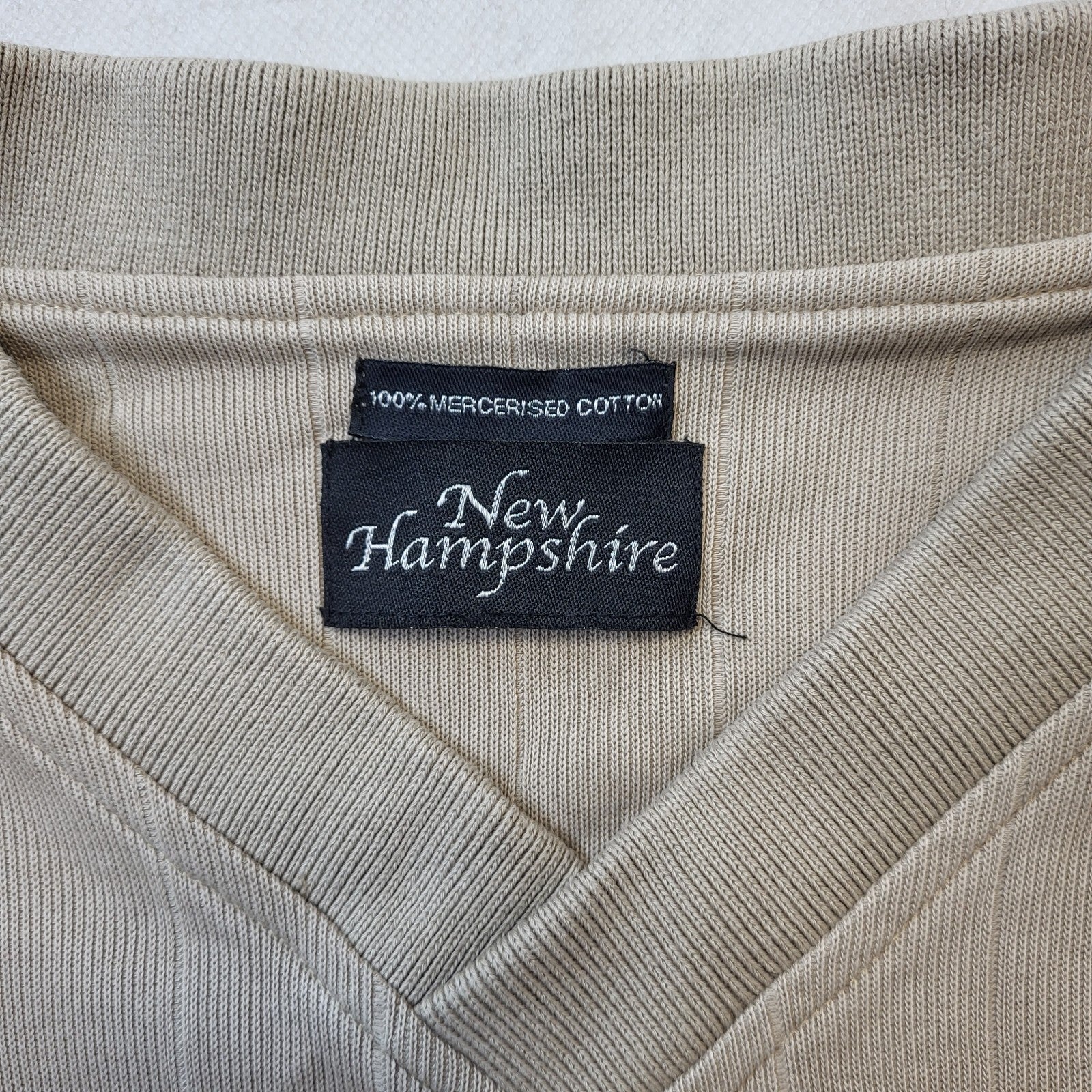 Wilson Tennis 90s Beige V-Neck Sweater Vest Men's Size 2XL