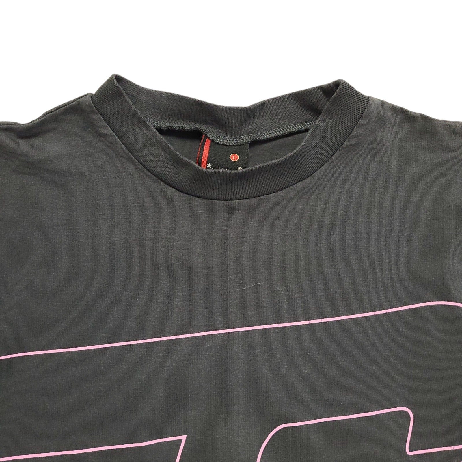Golddigga Vintage Y2K Grey Short Sleeve T-Shirt Womens UK Size L