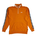 Vans Sweatshirt Off The Wall Orange 1/4 Zip High Neck 90's UK Men's Size S