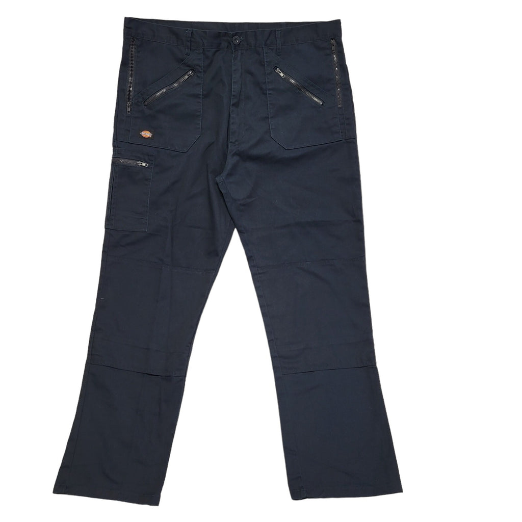 Dickies Blue Straight Leg Trousers Men's 42T UK Size 4XL W42 L34