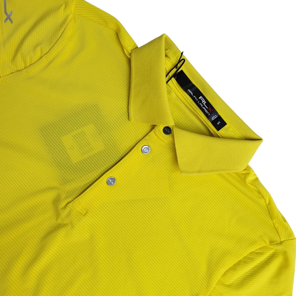 Ralph Lauren Polo T-Shirt 90s Vintage Yellow BNWT Women's UK Size S 8