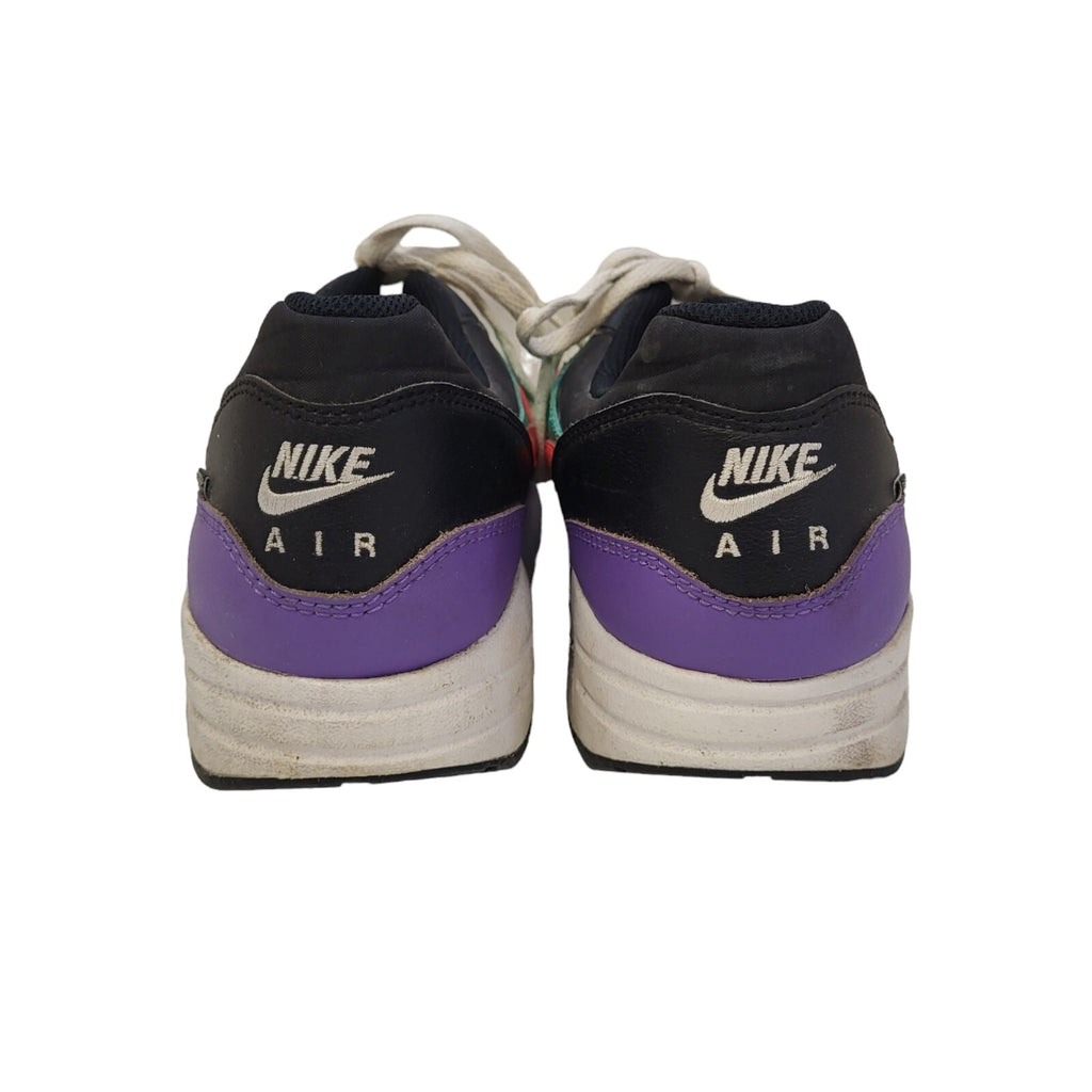 Nike Air Max 1 SE Windbreaker Purple Green Up Sports Trainers Girl's Uk Size 6