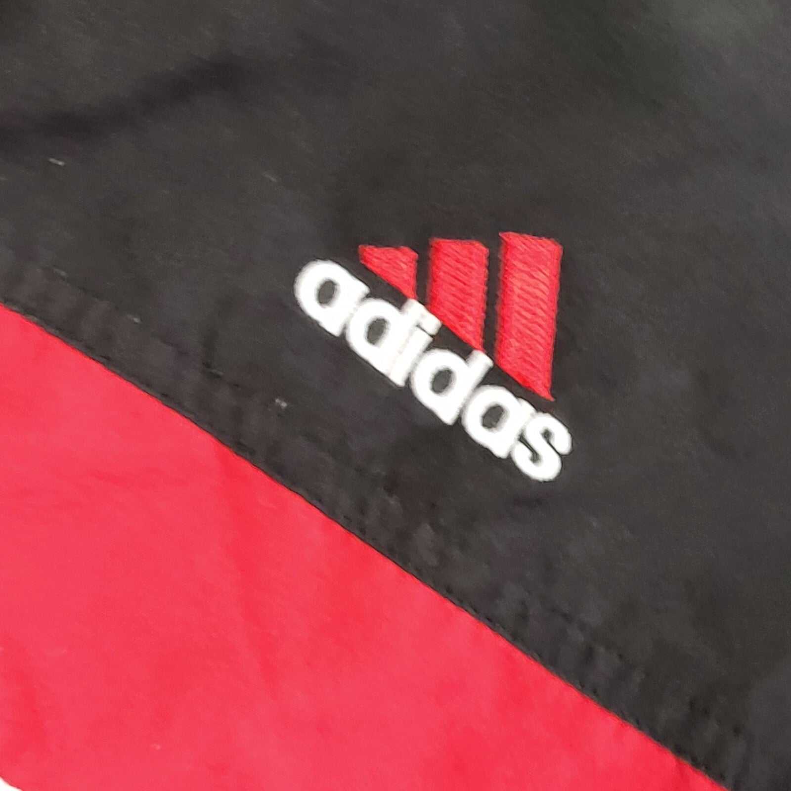 Adidas Black Red Vintage 90s Sports Track Jacket Uk Men's Size 2XL