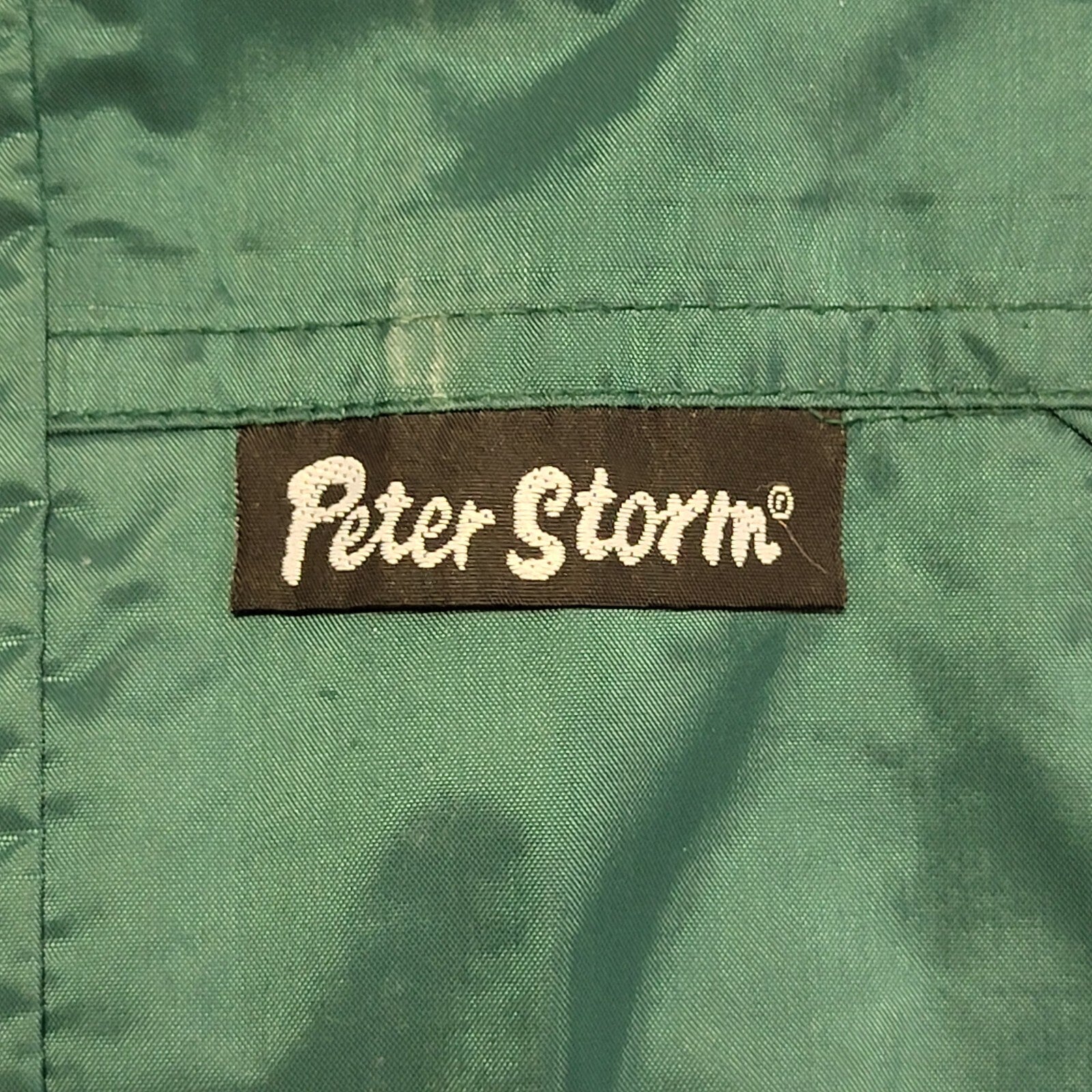Peter Storm 90s Vintage Green Zip Up Jacket Uk Men's Size Medium