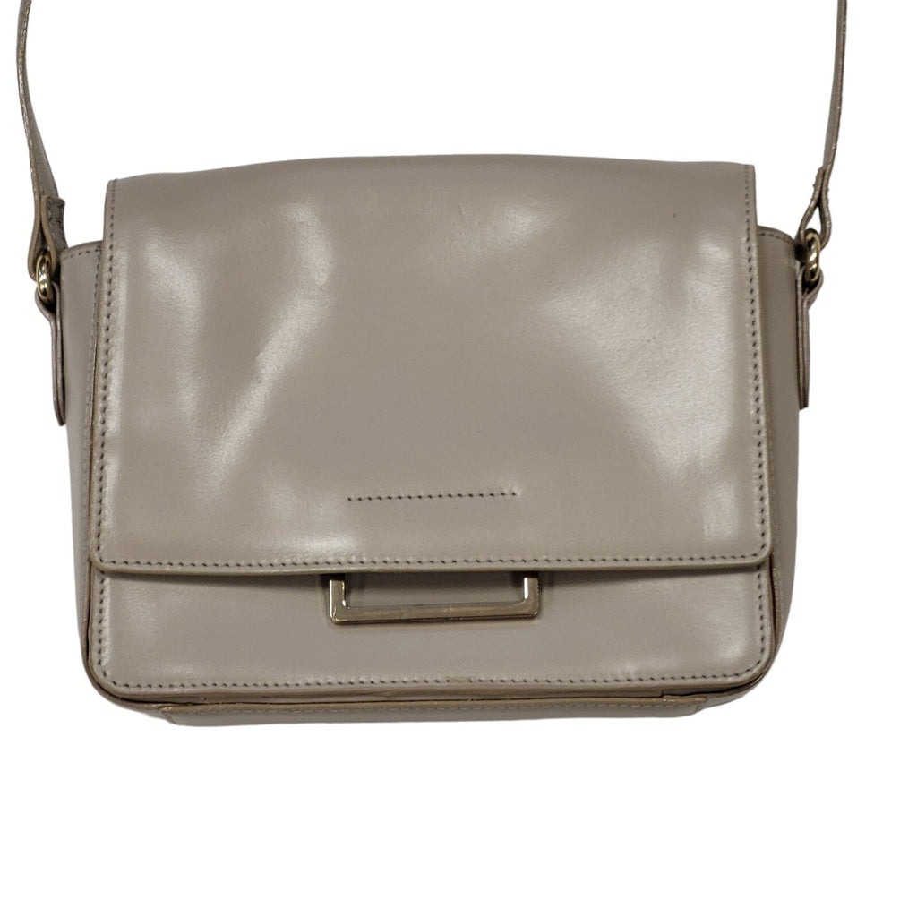 Linea Beige Leather Small Shoulder Bag Uk Women's Size  9" x 8"