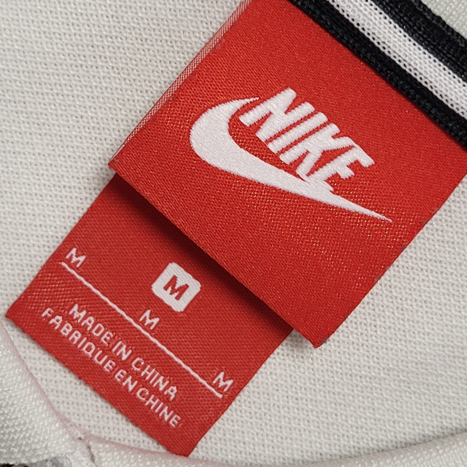 Nike Y2K Vintage White Cropped Polo Shirt Uk Women's Size Medium