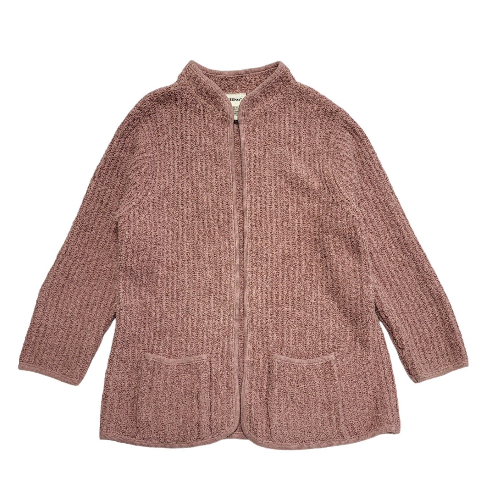 Millers Vintage 90's Pink Open Front Cardigan UK Womens Size XL