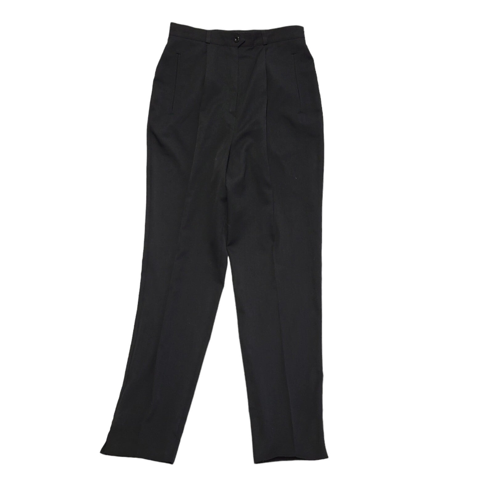 Marks & Spencer 90s Black Tapered Trousers Uk Women's 12 W30 L29