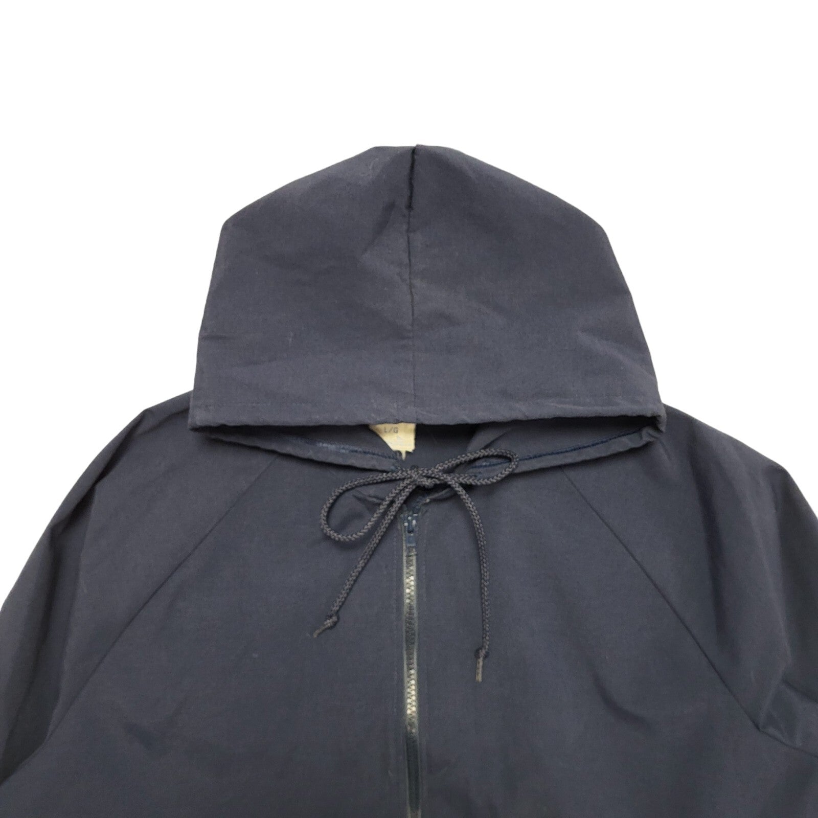 Vintage Y2k Zipped Navy Blue Hooded Jacket Uk Women's Size Large